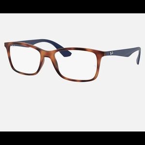 Ray-Ban 7047 Glasses Tortoise and Navy EUC